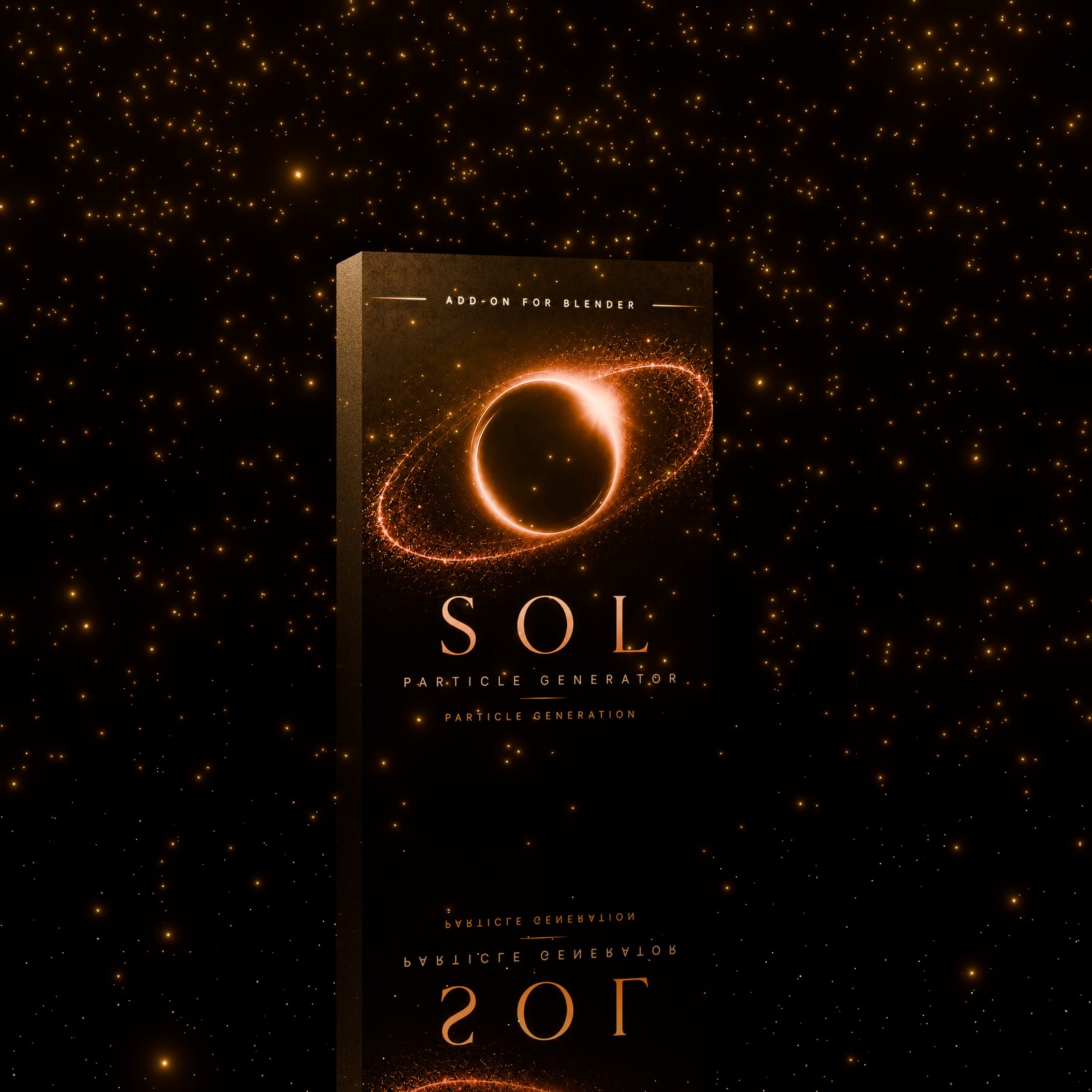 SOL — Particle Generator for Blender, boxed
